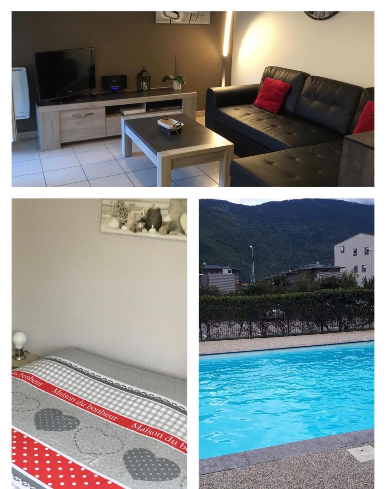 L Edelweiss Et Sa Piscine Apartamento Albertville Exterior foto